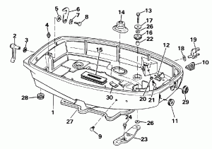 ������ ������ ��������� (Lower Engine Cover)