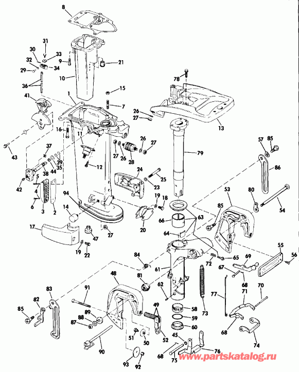  EVINRUDE E25TEEIE 1991  - 20 & 25 Models Only - 20 & 25 Models Only