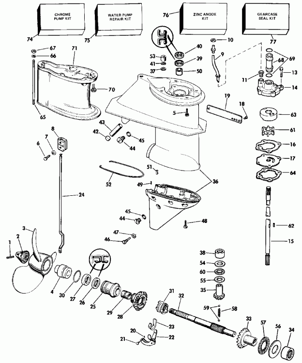 ����� EVINRUDE E28ESLEIB 1991  - arcase / arcase