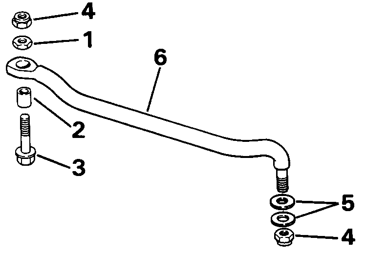 ��������� ��������� Evinrude E28ESLEIB 1991  - eering Link Kit / ee������ ����������� Kit