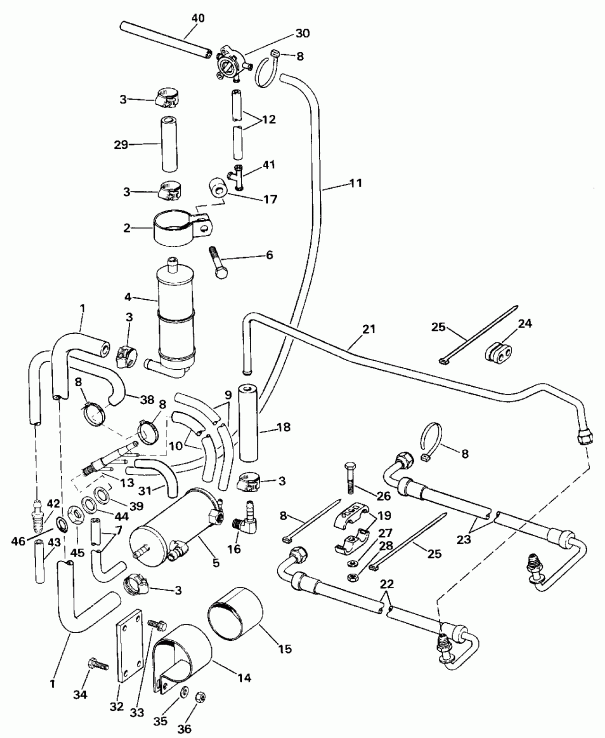 ����� EVINRUDE E300CXEIE 1991  - wer ������� ������� Gro����