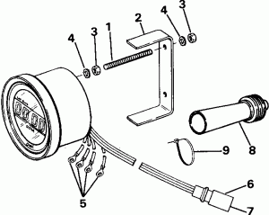Quartach �������� - ������ ��������� - �������� - �������� In (Quartach Tachometer - Flush Mount - Digital - Plug In)