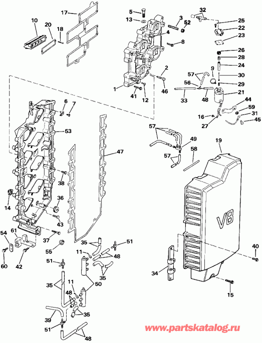 �������� ��������� ����� EVINRUDE E300PXEIE 1991  - take ���������