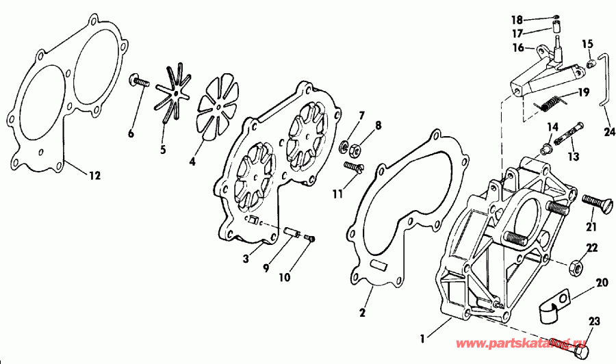 �������� ��������� ����� EVINRUDE E35REIC 1991  - take Manifold - take ���������