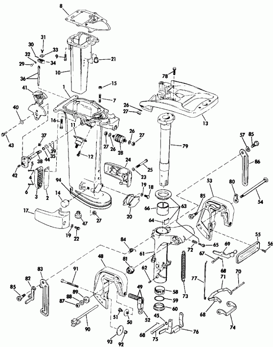 ��������� ����� EVINRUDE E35REIC 1991  - 20 & 25 Models Only / 20 & 25 Models Only
