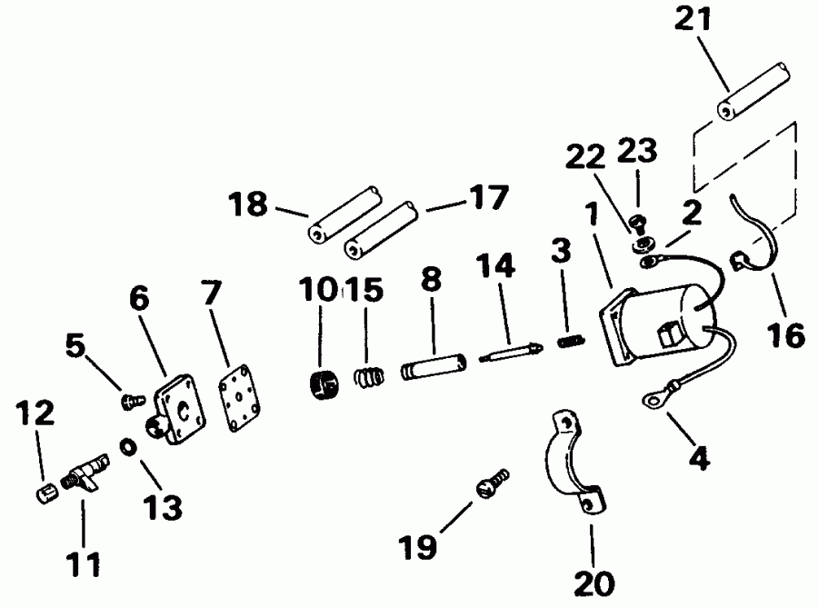 ��������� ����� EVINRUDE E45RCEIA 1991  - Electric Start