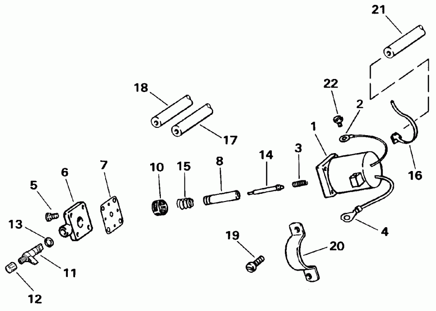��������� EVINRUDE E48ESLEIM 1991  - imer System - imer System