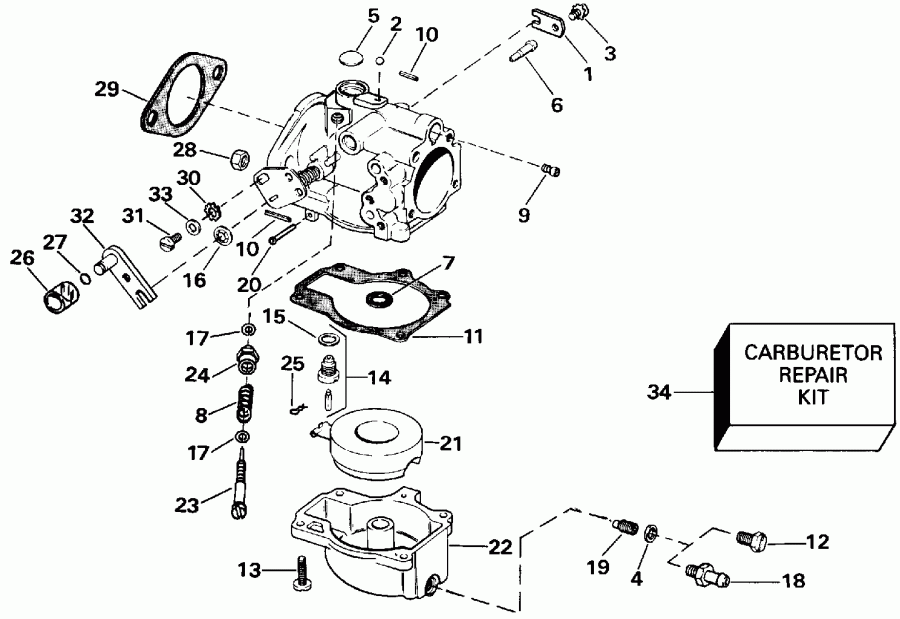 ��������� Evinrude E50BEEIA 1991  - All 40 Models - All 40 Models
