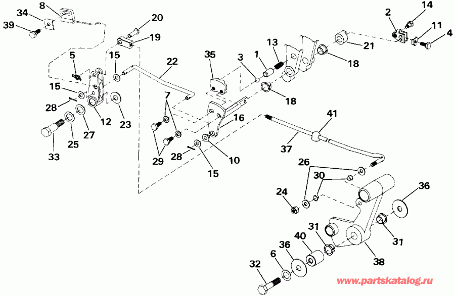 �������� ����� ������� E50JEIA 1991  - ift & Throttle Linkage (continued) - ift & ����������� ��������age (continued)