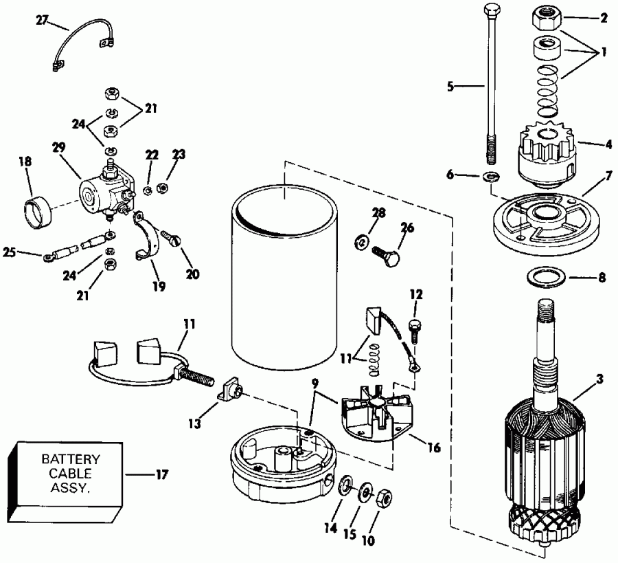  ������� E50TELEIA 1991  - ectric ������� & Solenoid - ectric Starter & Solenoid