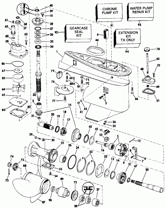 ��������� ����� Evinrude E60ELEIB 1991  - arcase