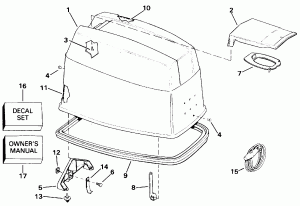������ ��������� (�����) - Johnson (Engine Cover - Johnson)