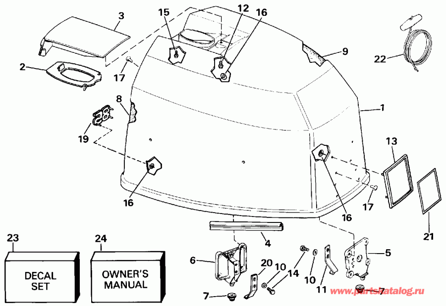 ��������� ����� ������� E85TTLEIE 1991  - Evinrude - Evinrude