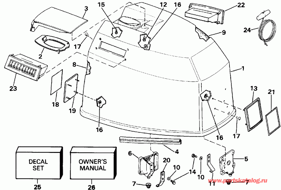 �������� ��������� ����� EVINRUDE E88MSLEIM 1991  - Johnson / Johnson