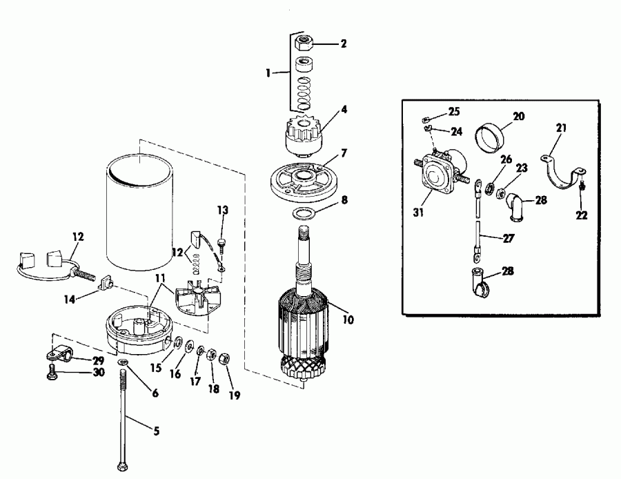�������� ��������� ����� EVINRUDE E90JLEIE 1991  - nition System / nition System
