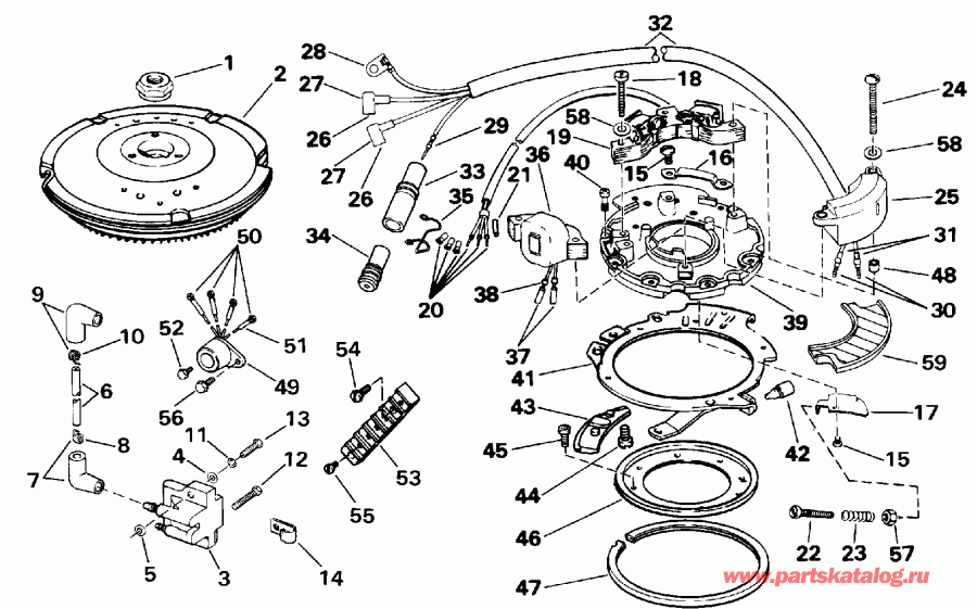 �������� ��������� ����� Evinrude TE10RELEIR 1991  - nition / nition