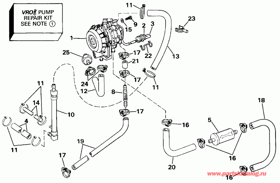  EVINRUDE TE115TLEIE 1991  - 90/100/115 Models - 90 / 100 / 115 Models