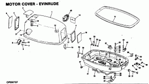 ������ ��������� (�����) - Evinrude (Engine Cover - Evinrude)