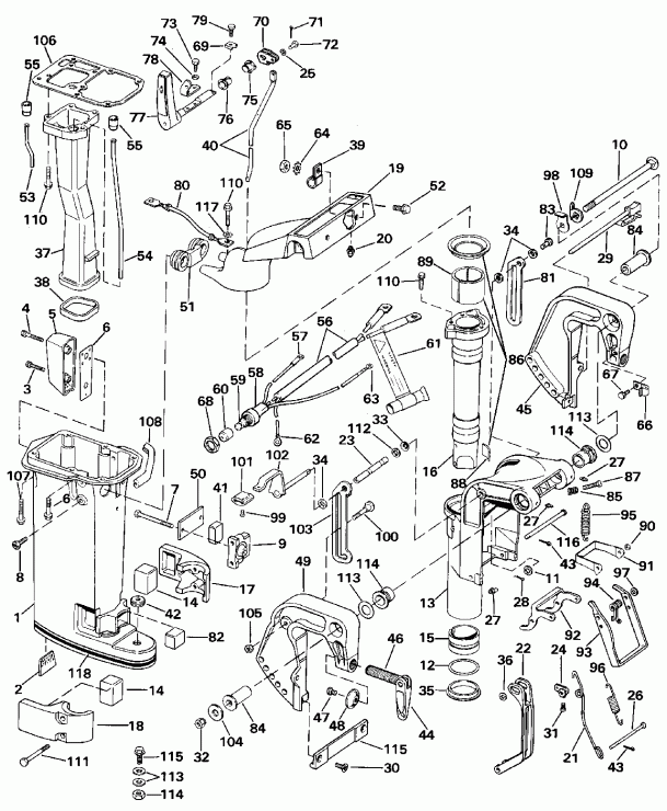 �������� ����� EVINRUDE TE40ELEIA 1991  - ectric Starter & Solenoid - ectric ������� & Solenoid