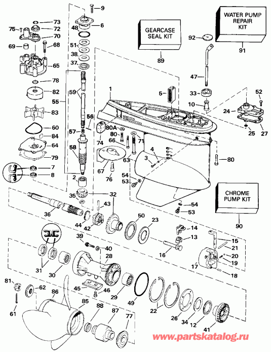  EVINRUDE VE100SLEIE 1991  - arcase / arcase