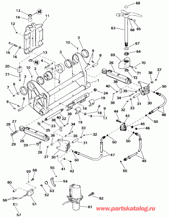 ��������� ��������� Evinrude VE115TXEIE 1991  - Quiet Rider - Quiet Rider