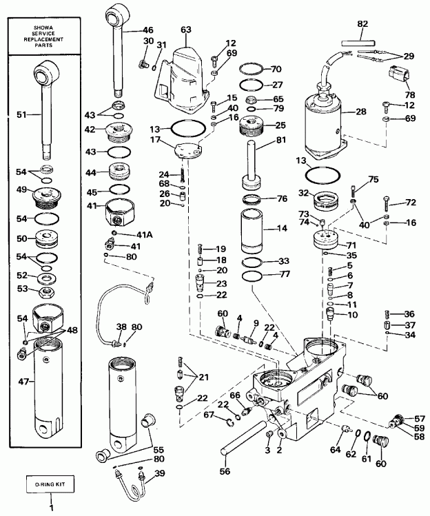 �������� ��������� ����� EVINRUDE VE140TLEID 1991  - 1.8 ������ - 1.8 Gallon