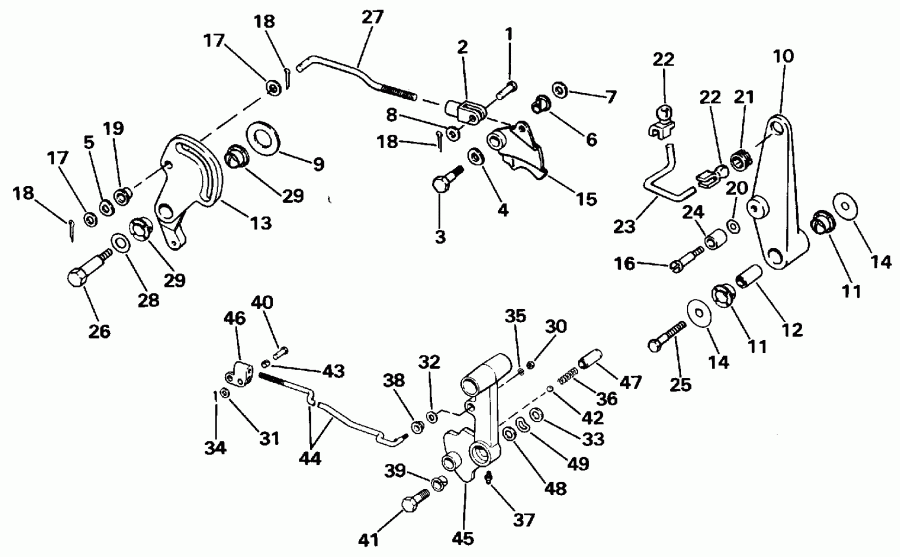 ��������� ����� Evinrude VE140TXEID 1991  - 1.8 ������ / 1.8 Gallon