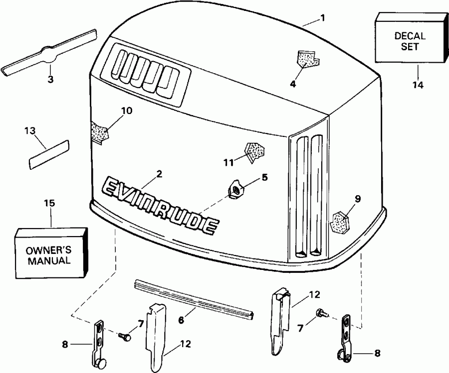 ��������� ����� Evinrude VE175EXEIS 1991  - Evinrude / Evinrude