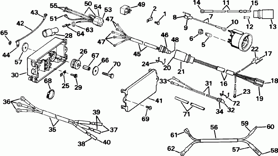 ��������� ����� ������� VE175TXEID 1991  - wer Trim / tilt ��������� / wer Trim/tilt Electrical