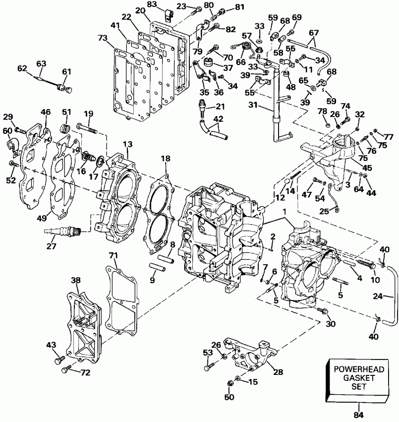 ��������� �������� ����� ������� VE30EEIC 1991  - linder & ������ ��������� - linder & Crankcase