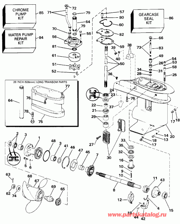 ��������� ��������� Evinrude VE30EEIC 1991  - arcase