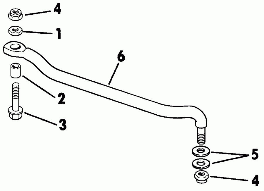  Evinrude VE30EEIC 1991  - ee������ ����������� Kit / eering Link Kit