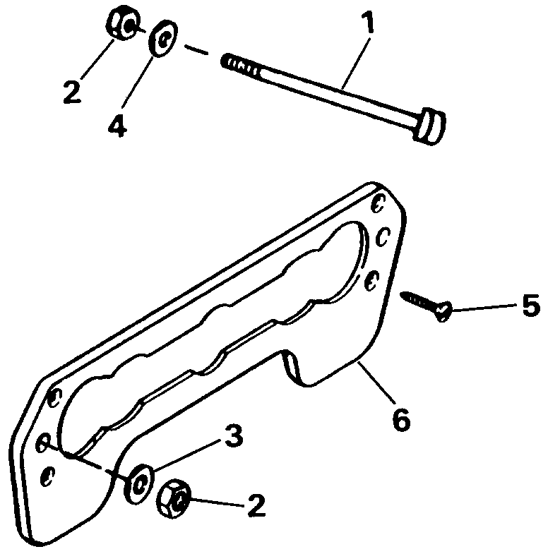  EVINRUDE VE40EEIA 1991  - ansom ��������� Kit / ansom Mount Kit
