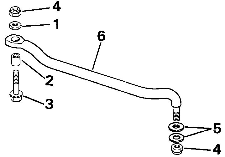 �������� ����� Evinrude VE40ELEIA 1991  - eering Link Kit