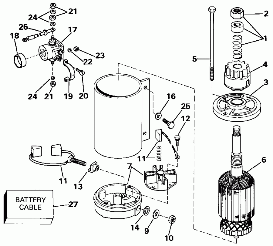 �������� ��������� ����� ������� VE60ELEIB 1991  - ectric Starter / ectric �������