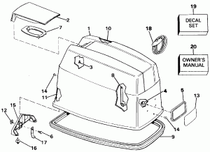 ������ ��������� (�����) - Johnson (Engine Cover - Johnson)