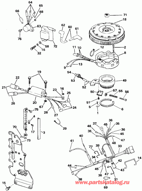 �������� ����� Evinrude VE70ELEIE 1991  - nition System