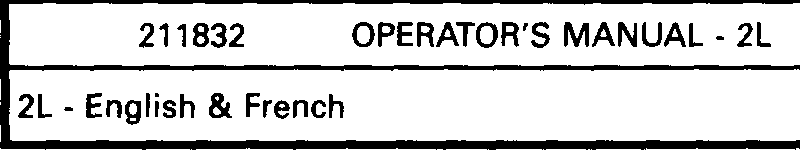 ��������� �������� ����� Evinrude E100WTLENE 1992  - terature Chart