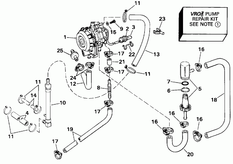 ��������� EVINRUDE E100WTXENE 1992  - o2 �����
