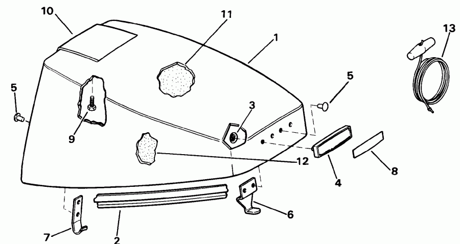 ��������� ��������� EVINRUDE E10EENA 1992  - Johnson
