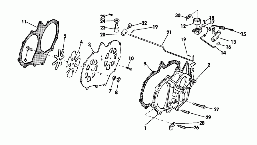 ��������� �������� ����� Evinrude E10SELENA 1992  - take ��������� / take Manifold