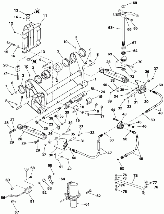 �������� ����� Evinrude E115TLEND 1992  - Quiet Rider