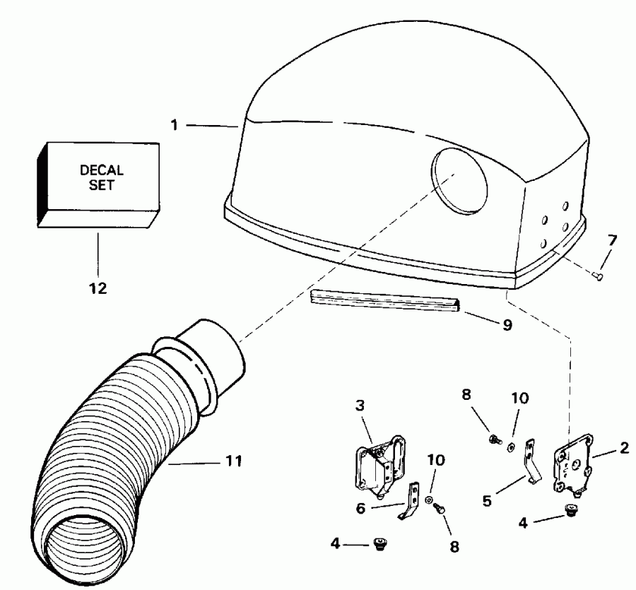 ��������� �������� ����� Evinrude E115TXEND 1992  - Quiet Rider / Quiet Rider