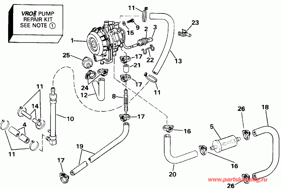 �������� ����� EVINRUDE E115TXEND 1992  - 90 / 100 / 115 Models / 90/100/115 Models