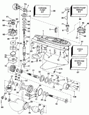 �������� - 140cx �������� �������� (Gearcase - 140cx Counter Rotation)