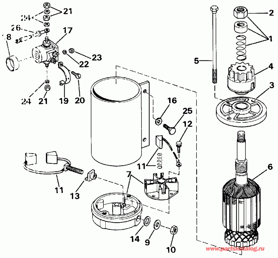 ��������� ����� EVINRUDE E150ELENC 1992  - nition System