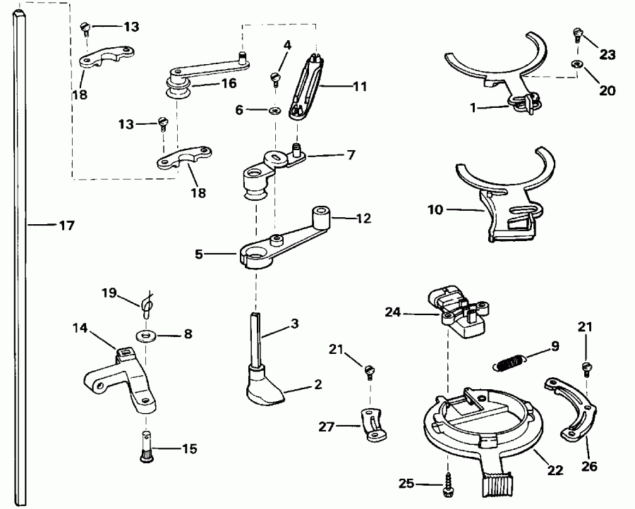 ��������� ��������� ������� E150GLENC 1992  - rottle ��������� ��������
