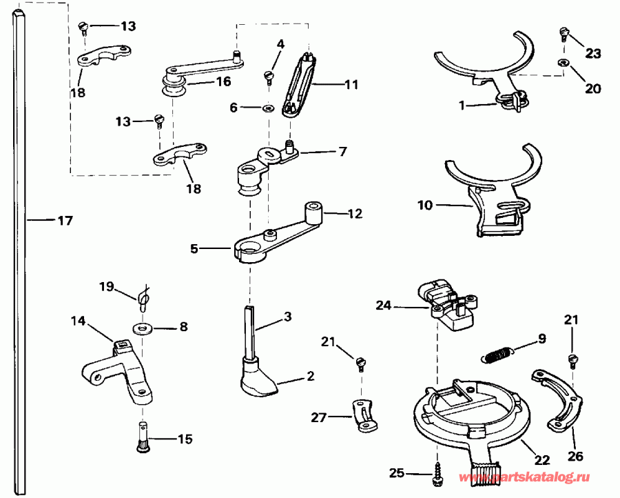 �������� ��������� ����� ������� E150NXENC 1992  - rottle ��������� �������� / rottle Linkage
