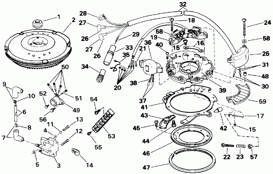 ��������� EVINRUDE E15EENM 1992  - nition - nition