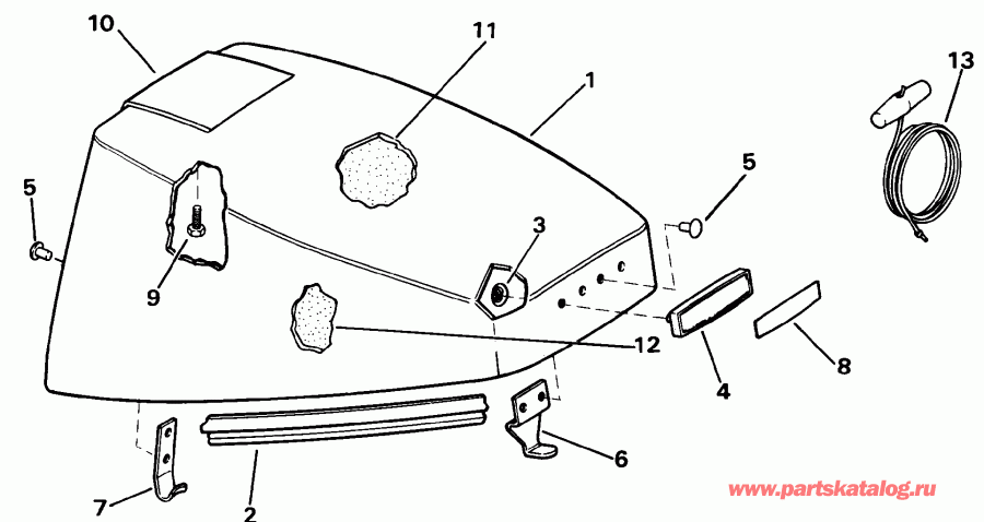 ��������� Evinrude E15RLENM 1992  - Johnson